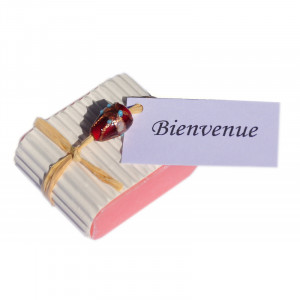 10 savons "Bienvenue" 30 gr...